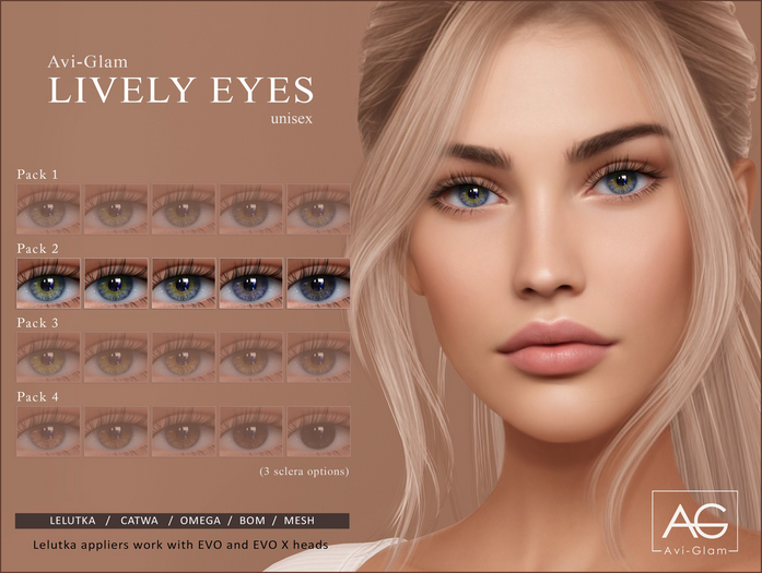 AG. Lively Eyes - Pack 2