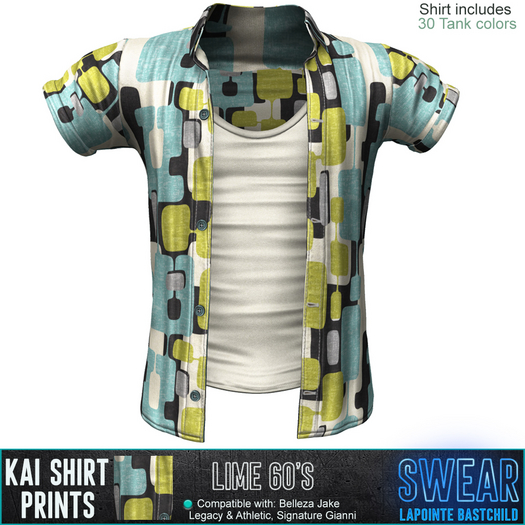 Shirt - Kai LIME 60S