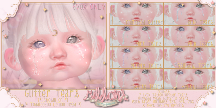 {Ribbons} Glitter Tears - EvoX {Box}