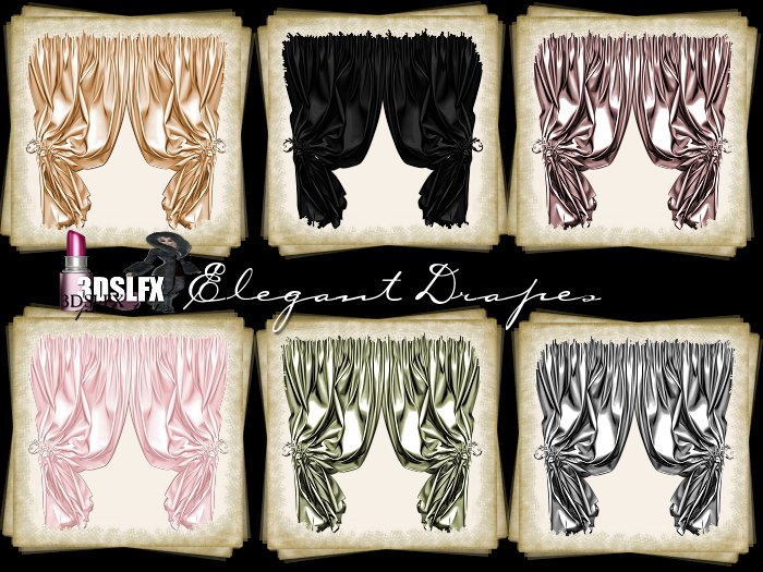 3DSLFX ELEGANT DRAPE BACKDROP TEXTURES