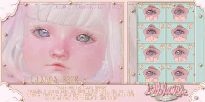 {Ribbons} Lashes Pack 3 {Box}