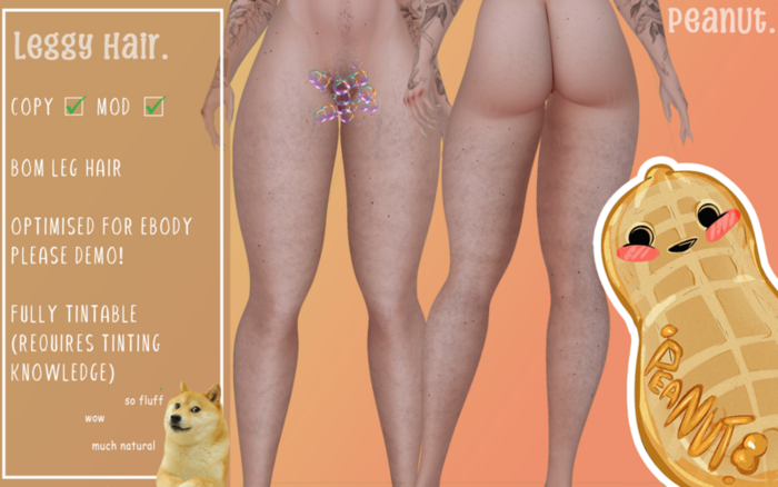 peanut. Leggy Hair