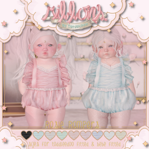 {Ribbons} Rosie Romper - Black {Box}