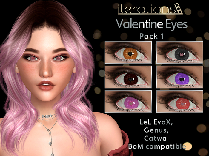 Valentine Eyes pack 1 by iterations 