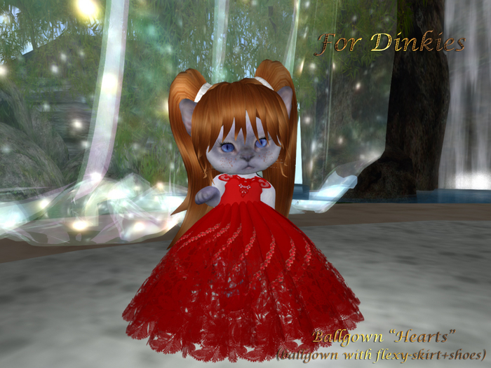 &MeoW& for DINKIES Ballgown "Hearts"