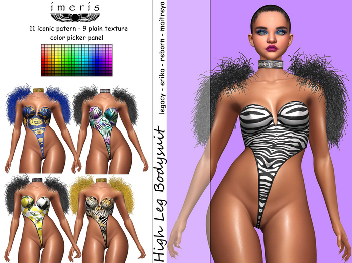 imeris / HIGH LEG BODYSUIT -2