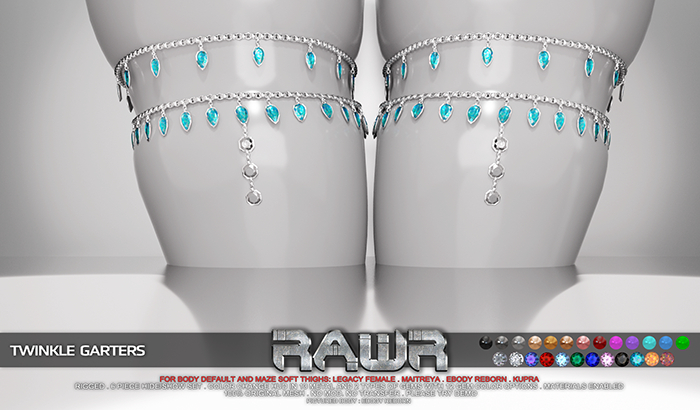 RAWR! Twinkle Garters  (add me)