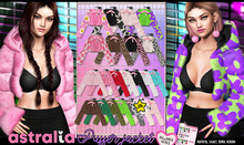 Astralia // Fluffy Puffer Jacket (CottonCandy)