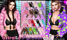 Astralia // Fluffy Puffer Jacket (Alien)