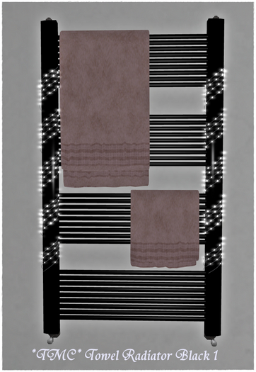 ~TMC~ Towel Radiator Black 1
