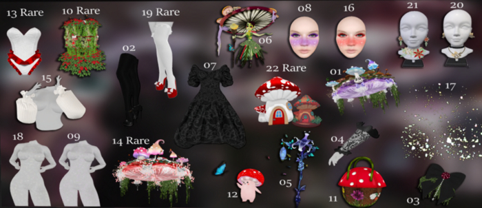 22 Rare Mushroom House[GIULIADESIGN]-The Tiny Toadstool-
