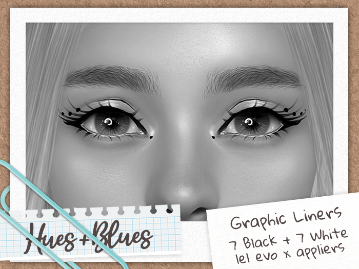 Hues+Blues - Graphic Liners - DEMO