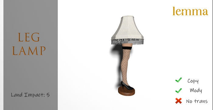 Lemma Leg Lamp