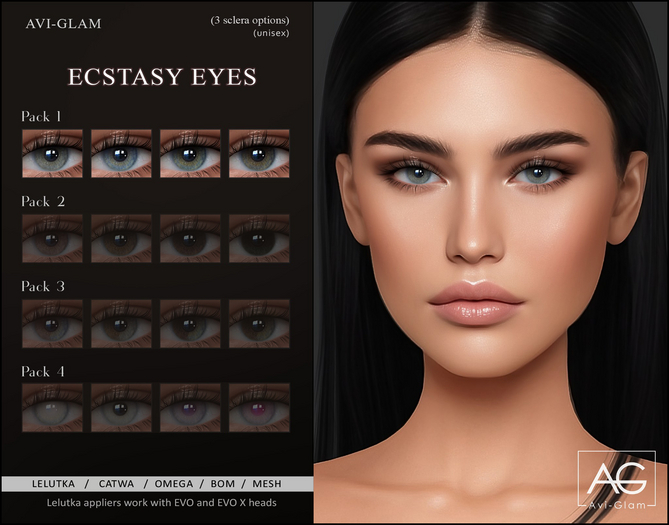 AG. Ecstasy Eyes - Pack 1