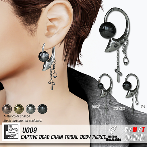 Schelm :) U009 - Captive Bead Chain Tribal Body Pierc-[unpack]