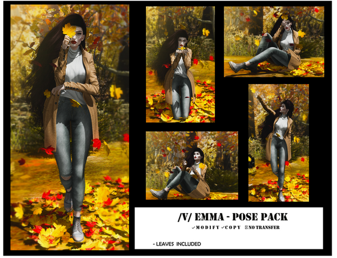 /V/ Emma - Female Pose Pack