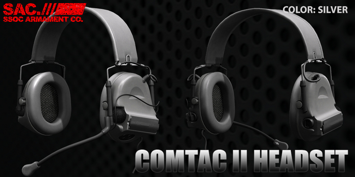 [SAC] COMTAC II Headset v1.20 SILVER Box