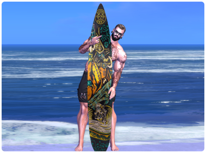 *ATLAS* Surfboard Pose 47