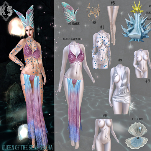 05 KS PERLE LEGS Key Style Queen of Seas