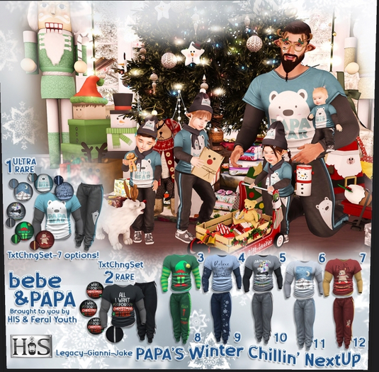 01 RARE >-HIS-< b&P-WinterChillin-FATPACK