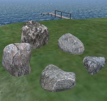 Mesh In Rocks Second Life Marketplace - mesh rocks - unlink to use seperately
