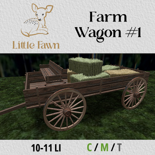 LF-Farm wagon With and W/o Hay 10-11LI