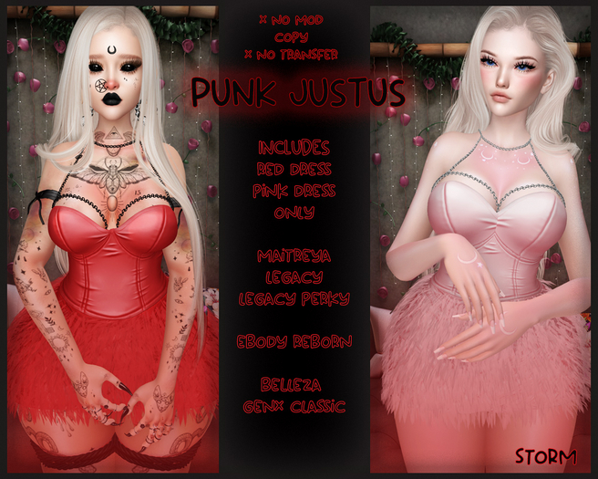 Storm (Red & Pink) by Punk JUSTUS