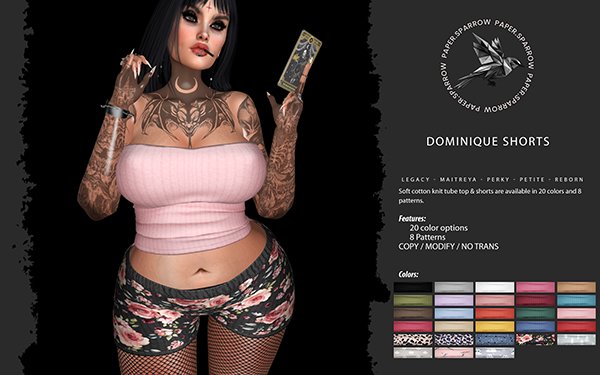 Paper.Sparrow Colorpack Dominique Shorts