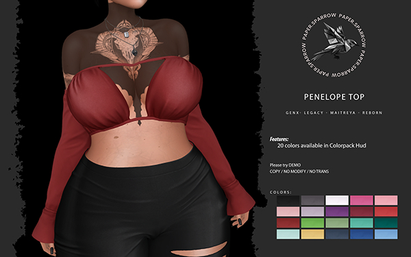 Paper.Sparrow Colorpack Penelope Top