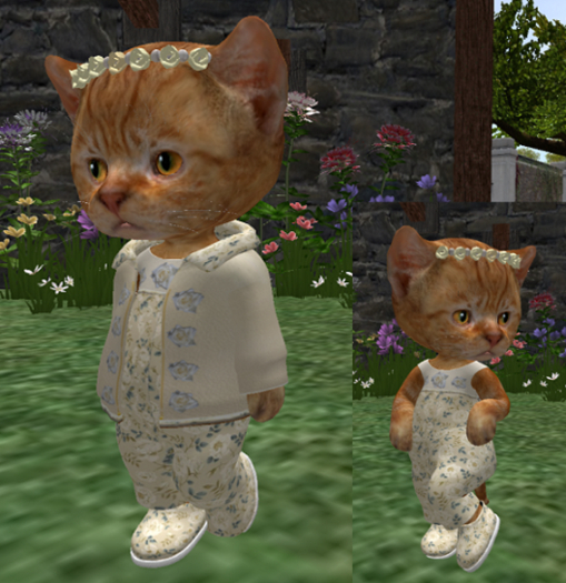 Dinkie Roses Jumpsuit Ivory