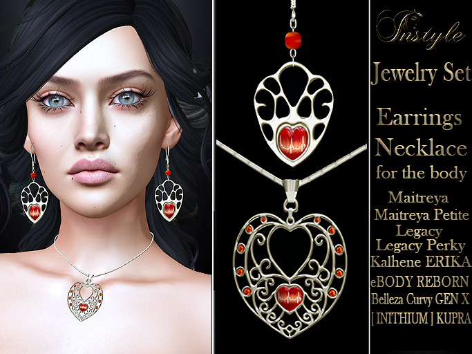 Happy March 8th!! InStyle -Jewelry Set *A loving heart* Fit-Mesh