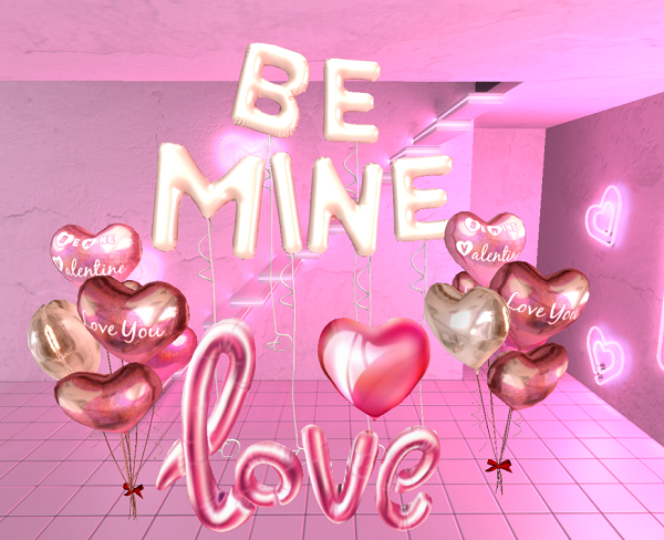 Valentine's Floating Balloon Marquees 