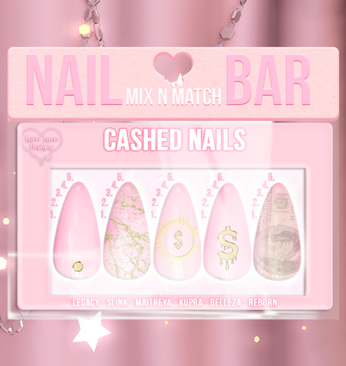 ::LL:: Cashed Nails // Pink 
