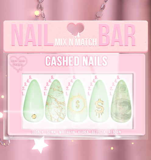 ::LL:: Cashed Nails // Green 