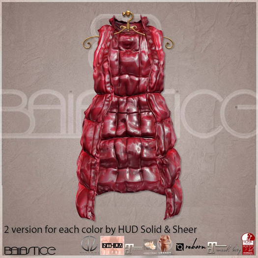 Baiastice_Bubbles Vest-Red