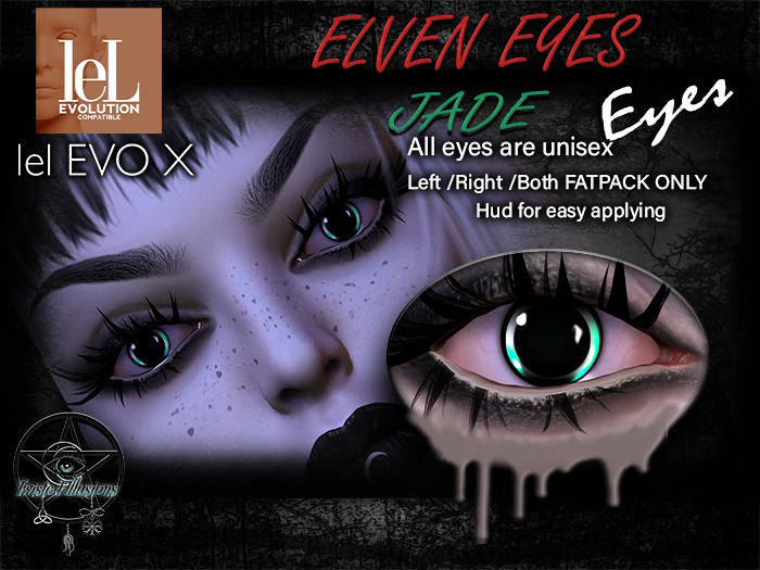 ++TI++ JADE ELVEN EYES LEL EVO / X ( ADD TO UNPACK)