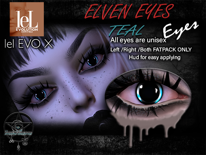 ++TI++ TEAL ELVEN EYES LEL EVO / X ( ADD TO UNPACK)