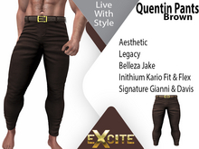 Excite Quentin Pants Brown