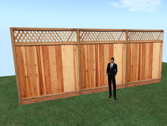 WOODEN FENCE NATURAL mod copy