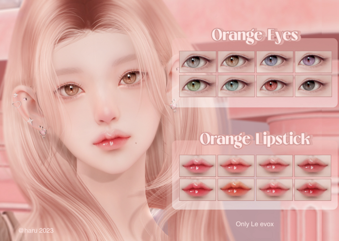 HARU_Orange Lipstick