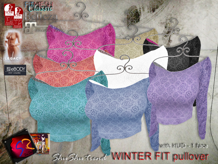 ShuShu WINTER FIT pullover w HUD - 1 FACE