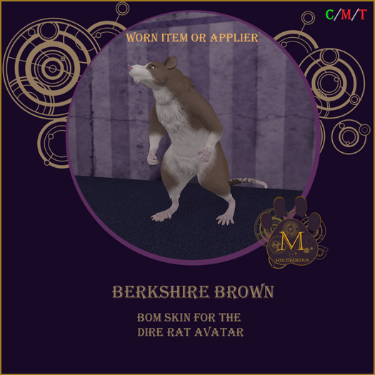 *M* Berkshire Brown Dire Rat BOM SkinUnpacker
