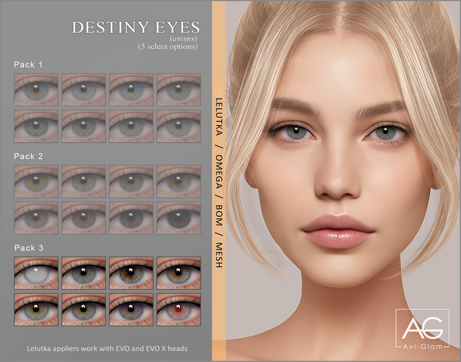 AG. Destiny Eyes - Pack 3