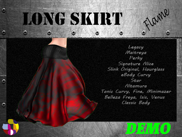 Flame - Long skirt *DEMO* 