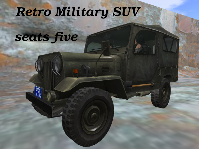 Retro Military SUV  