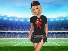 Mario-Niners-V-neck-shirt & Cap