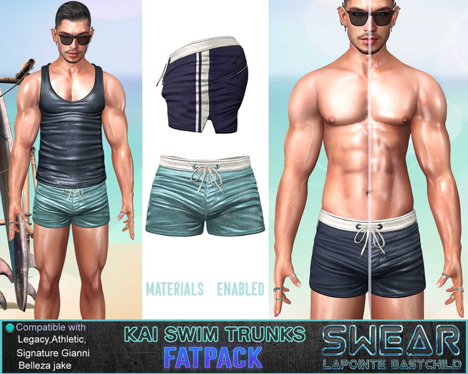 Swim Shorts - Kai SOLIDS 