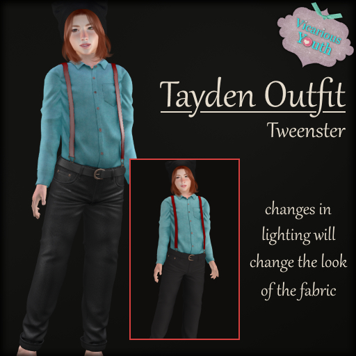 (V*Y) Tayden - Valentine Teal - Tweenster