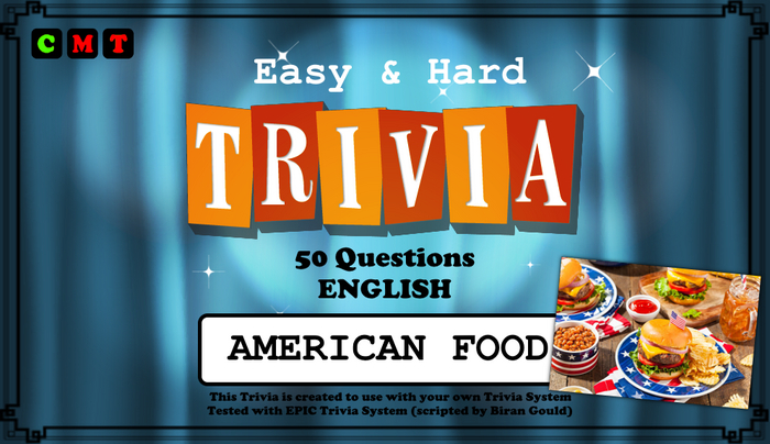 [EPIC Trivia] American Food (ADD ME)