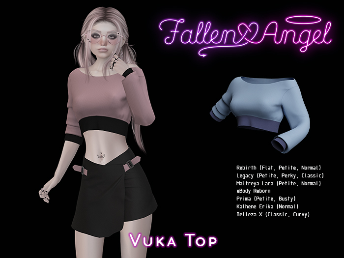 .:: Fallen Angel ::. Vuka Top BLUE